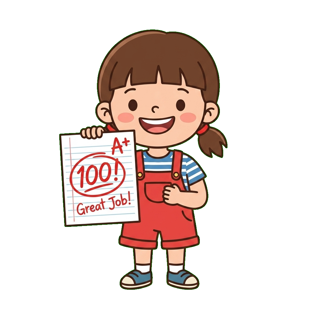 Anak SD Nilai 100